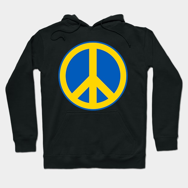 Peace for Ukraine Hoodie by DavesTees
